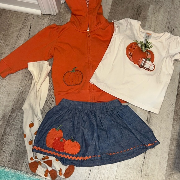 Gymboree Other - Gymboree pumpkin set for a girl, size 12-18months